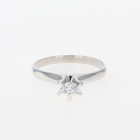 ダイヤモンド デザインリング プラチナ 指輪 リング 14号 Pt900 ダイヤモンド レディース 【中古】, ラッピング可