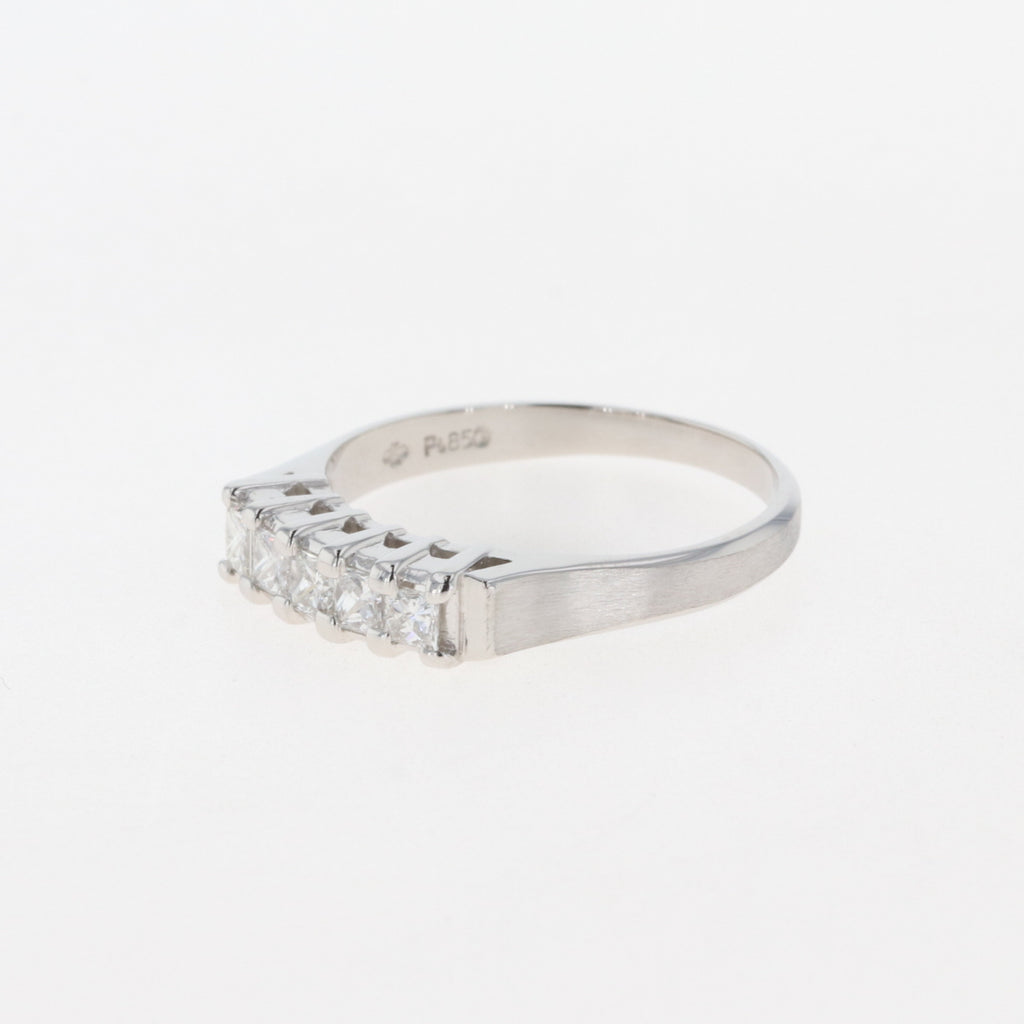 メレダイヤ デザインリング プラチナ 指輪 リング 14.5号 Pt850 ダイヤモンド レディース 【中古】 
 ラッピング可