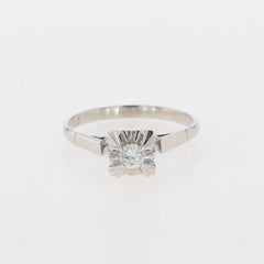 メレダイヤ デザインリング プラチナ 指輪 リング 11.5号 Pt850 ダイヤモンド レディース 【中古】 
 ラッピング可