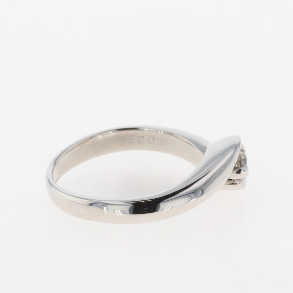 ダイヤモンド デザインリング プラチナ 指輪 リング 9.5号 Pt900 ダイヤモンド レディース 【中古】