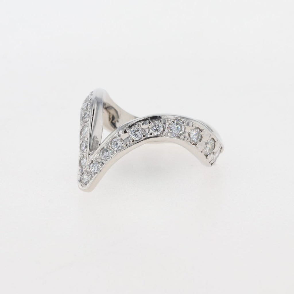 メレダイヤ デザインリング プラチナ 指輪 リング 9.5号 Pt900 ダイヤモンド レディース 【中古】 
 ラッピング可