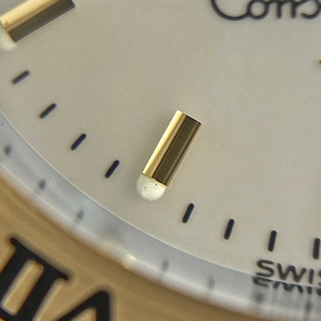 オメガ コンステレーション ミニ 1362.70 腕時計 SS YG クォーツ ホワイト レディース 【中古】 
 ラッピング可