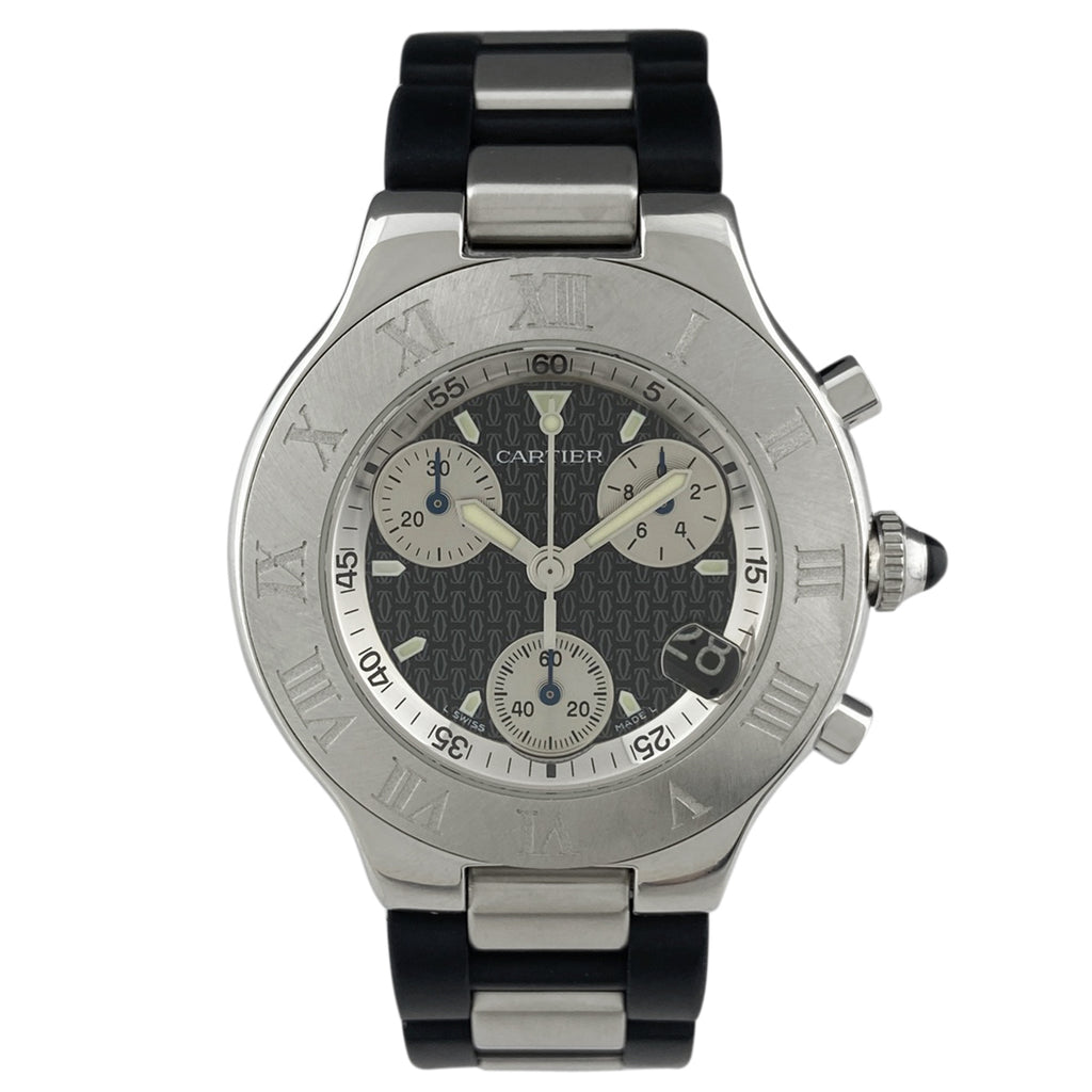 バイセル公式】カルティエ クロノスカフ デイト W10125U2 腕時計 SS ...