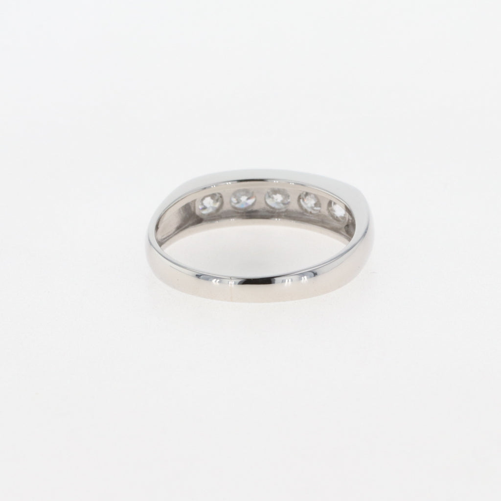 メレダイヤ デザインリング プラチナ 指輪 リング 17.5号 Pt900 ...