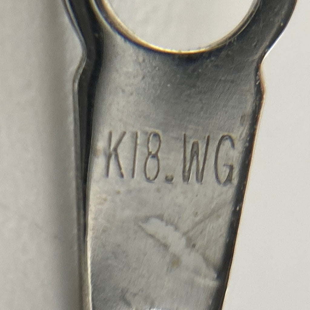 ピンクサファイア デザインネックレス WG ホワイトゴールド ペンダント ネックレス K18 WG ピンクサファイア レディース 【中古】 
 ラッピング可