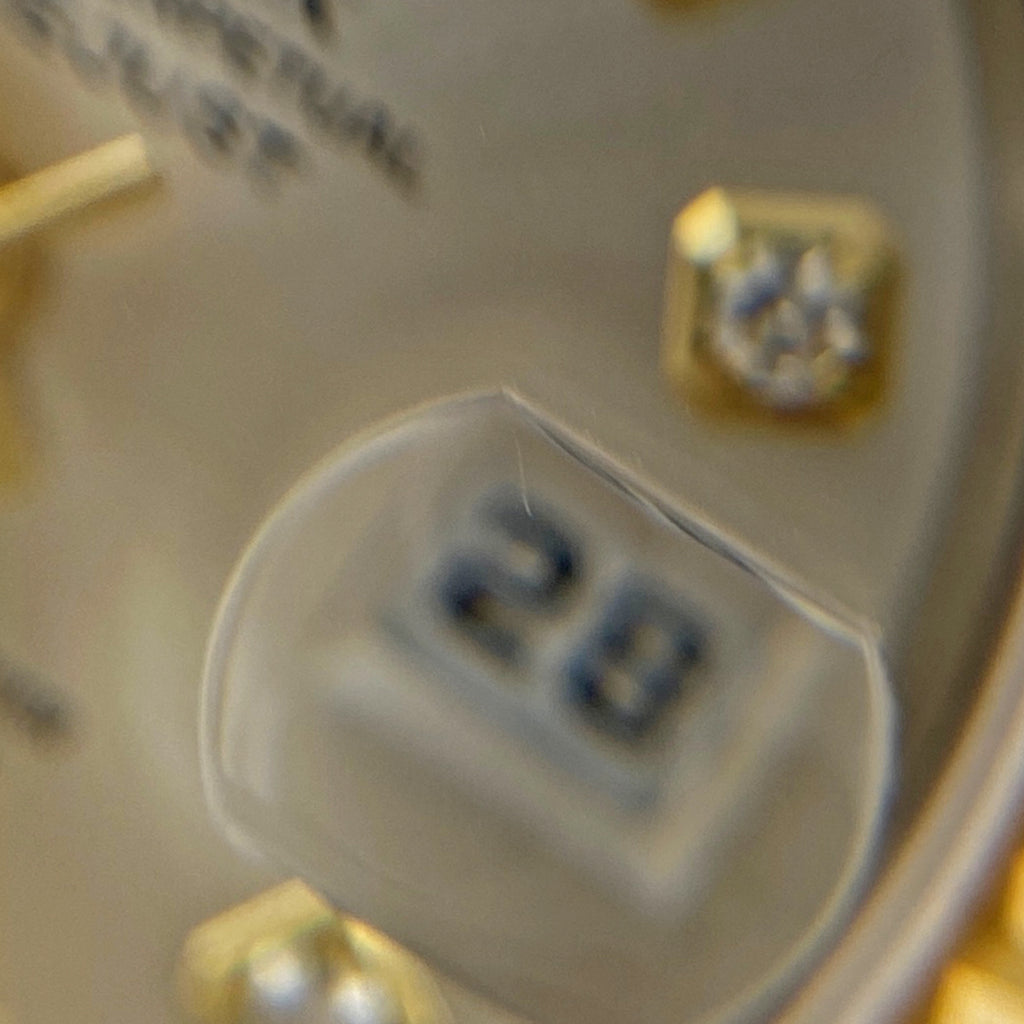 ロレックス デイトジャスト 10Pダイヤ 179173G 腕時計 SS YG ダイヤモンド 自動巻き シルバー レディース 【中古】 
 ラッピング可