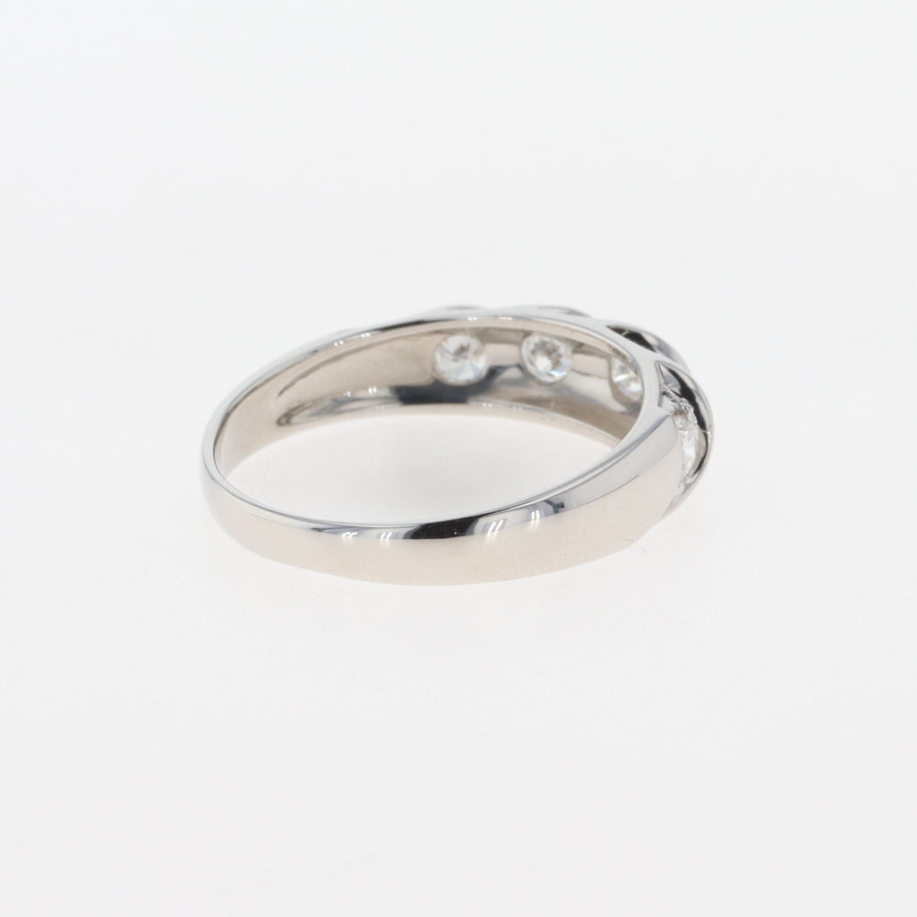 メレダイヤ デザインリング プラチナ 指輪 リング 18号 Pt900 ダイヤモンド レディース 【中古】 
 ラッピング可