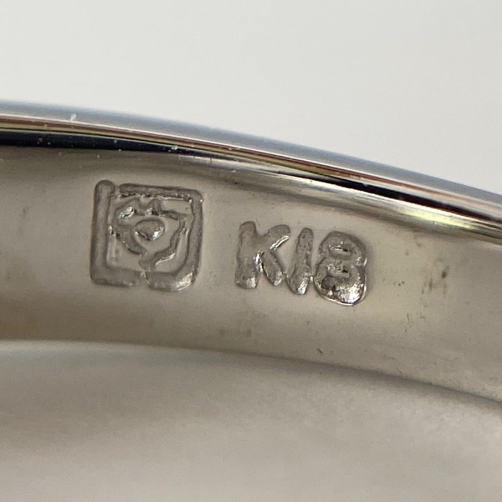 スフェーン デザインリング 指輪 メレダイヤ リング 11.5号 K18 スフェーン ダイヤモンド レディース 【中古】 
 ラッピング可