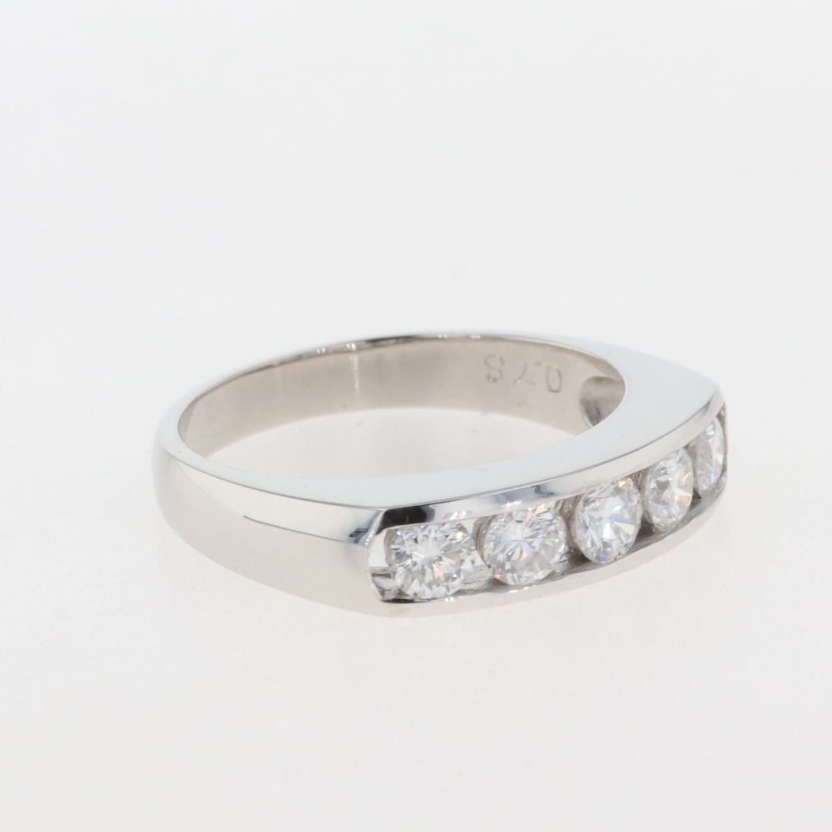 メレダイヤ デザインリング プラチナ 指輪 リング 11号 Pt900 ダイヤモンド レディース 【中古】 
