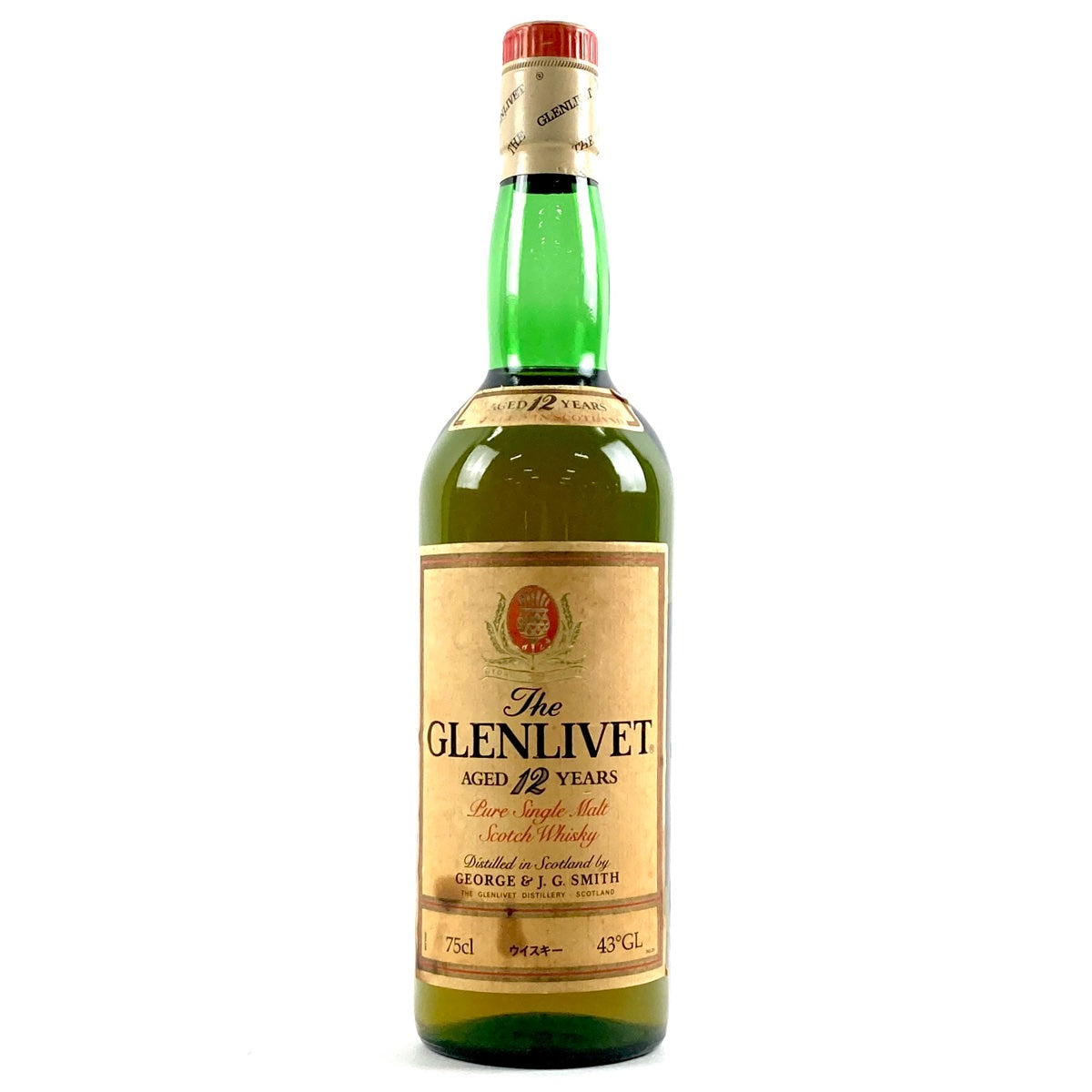 グレンリベット GLENLIVET 12年 旧ボトル 750ml スコッチウイスキー シングルモルト 【古酒】