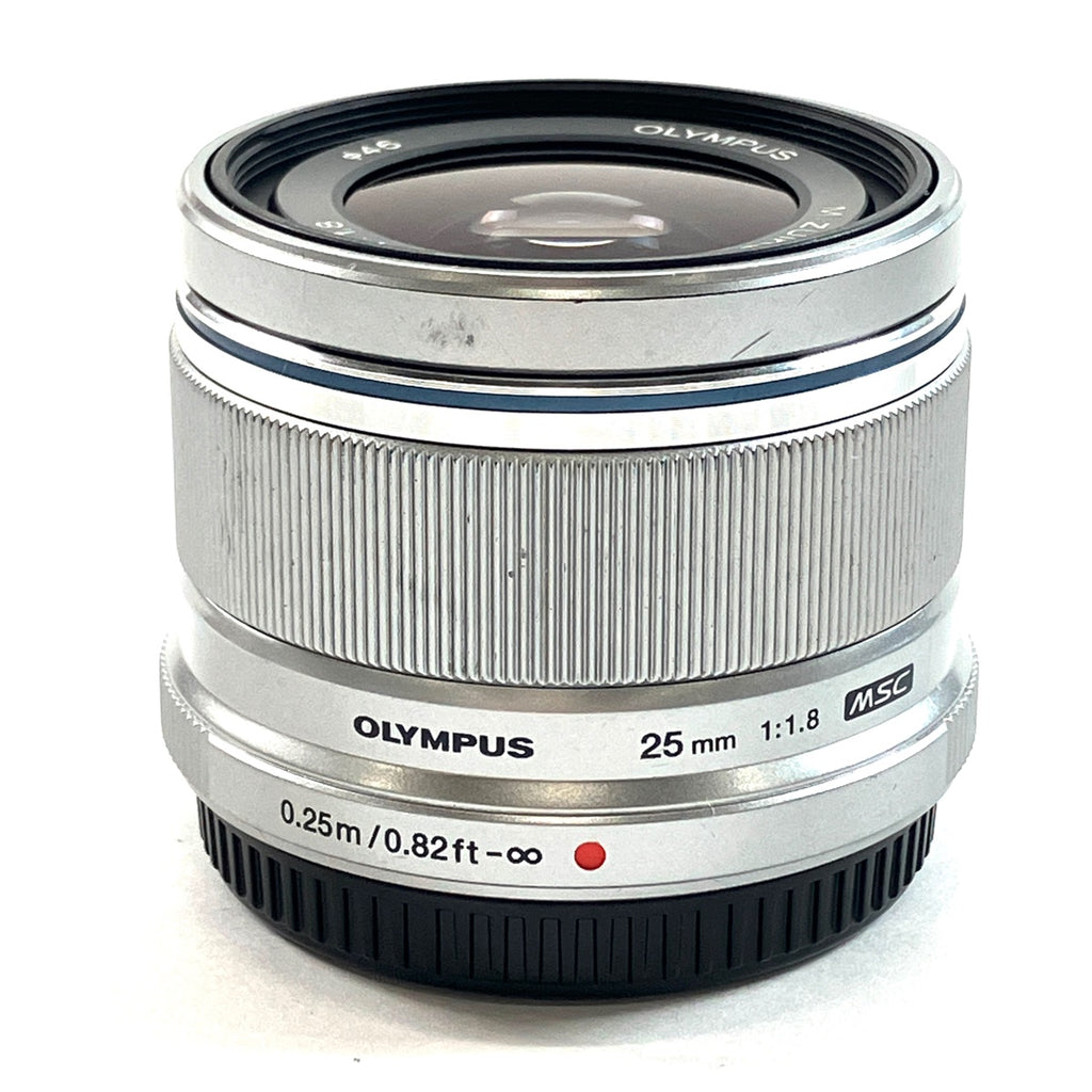 オリンパス OLYMPUS M.ZUIKO DIGITAL 25mm F1.8 シルバー 一眼カメラ用レンズ（オートフォーカス） 【中古】