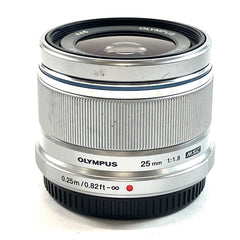 オリンパス OLYMPUS M.ZUIKO DIGITAL 25mm F1.8 シルバー 一眼カメラ用レンズ（オートフォーカス） 【中古】