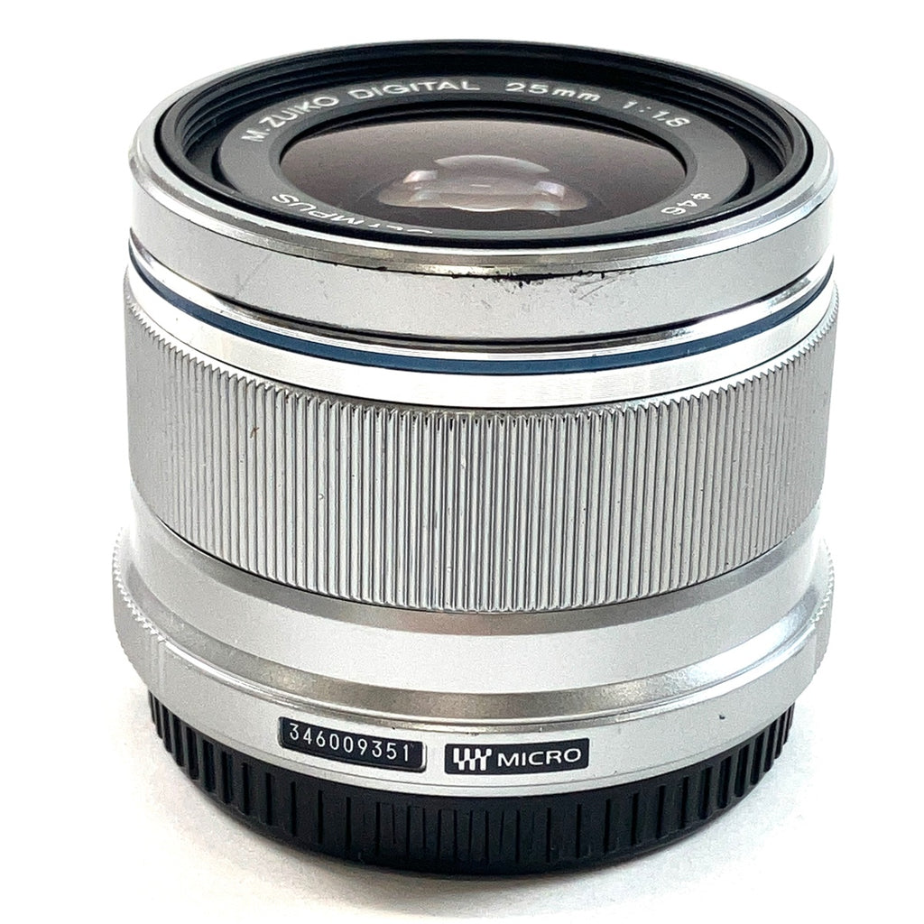 オリンパス OLYMPUS M.ZUIKO DIGITAL 25mm F1.8 シルバー 一眼カメラ用レンズ（オートフォーカス） 【中古】