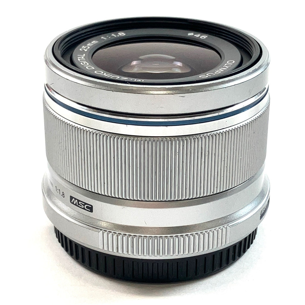 オリンパス OLYMPUS M.ZUIKO DIGITAL 25mm F1.8 シルバー 一眼カメラ用レンズ（オートフォーカス） 【中古】