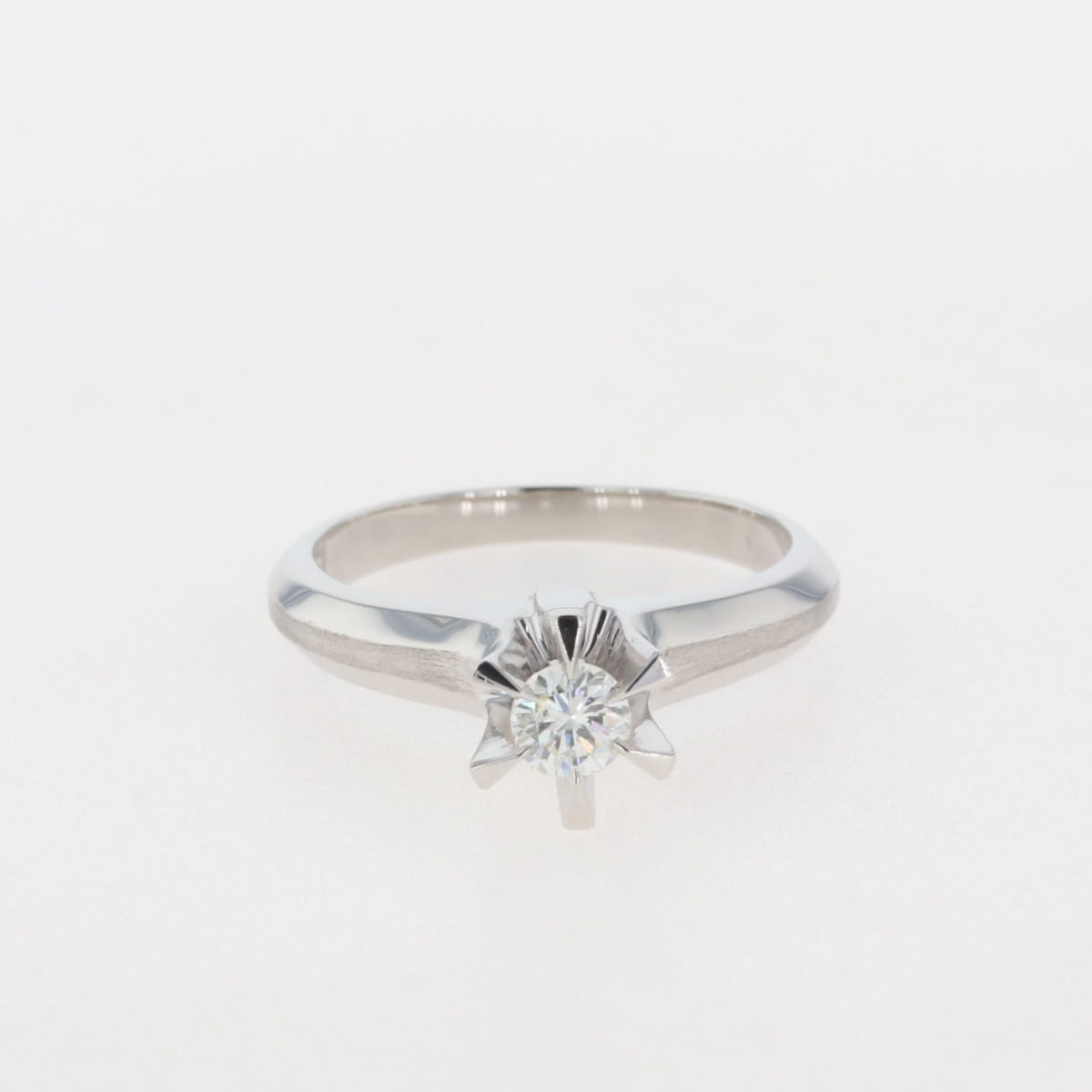 ダイヤモンド デザインリング プラチナ 指輪 リング 7号 Pt900 ダイヤモンド レディース 【中古】, ラッピング可