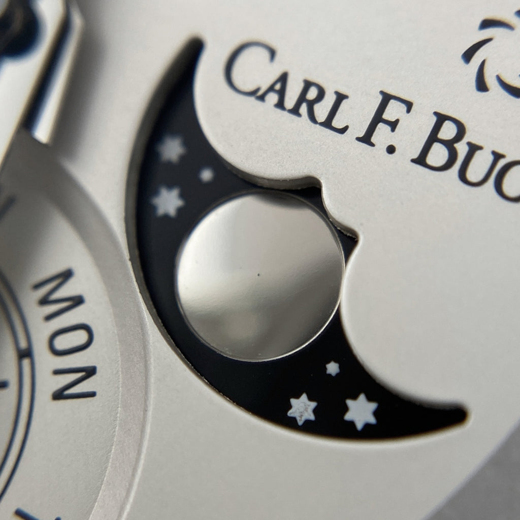 【OH済】【保証書】Carl F.Bucherer マネロ 150本限定 00.10906.08.13.01 腕時計 SS レザー 自動巻き シルバー メンズ 【中古】 wtcbb