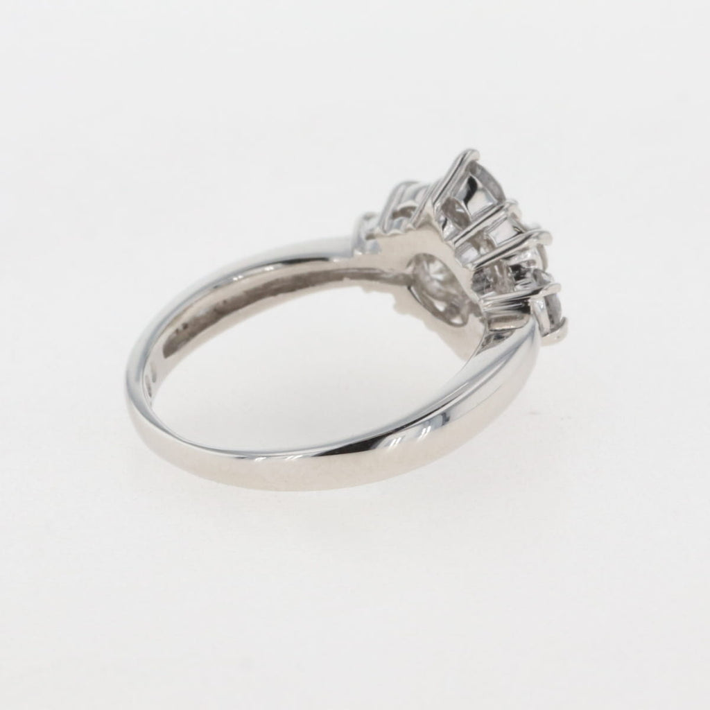 メレダイヤ デザインリング プラチナ 指輪 リング 6号 Pt900 ダイヤモンド レディース 【中古】 
 ラッピング可