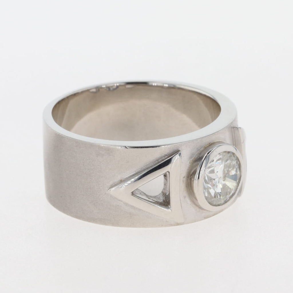 ダイアモンド デザインリング プラチナ 指輪 リング 19.5号 Pt900 ダイヤモンド メンズ 【中古】 
 ラッピング可