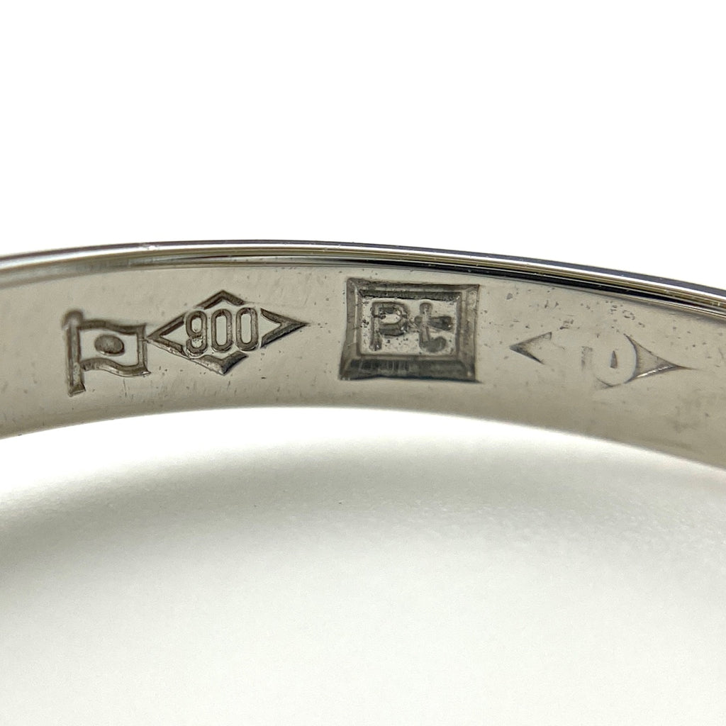 ダイヤモンド デザインリング プラチナ 指輪 リング 14.5号 Pt900 ダイヤモンド レディース 【中古】nbjwl