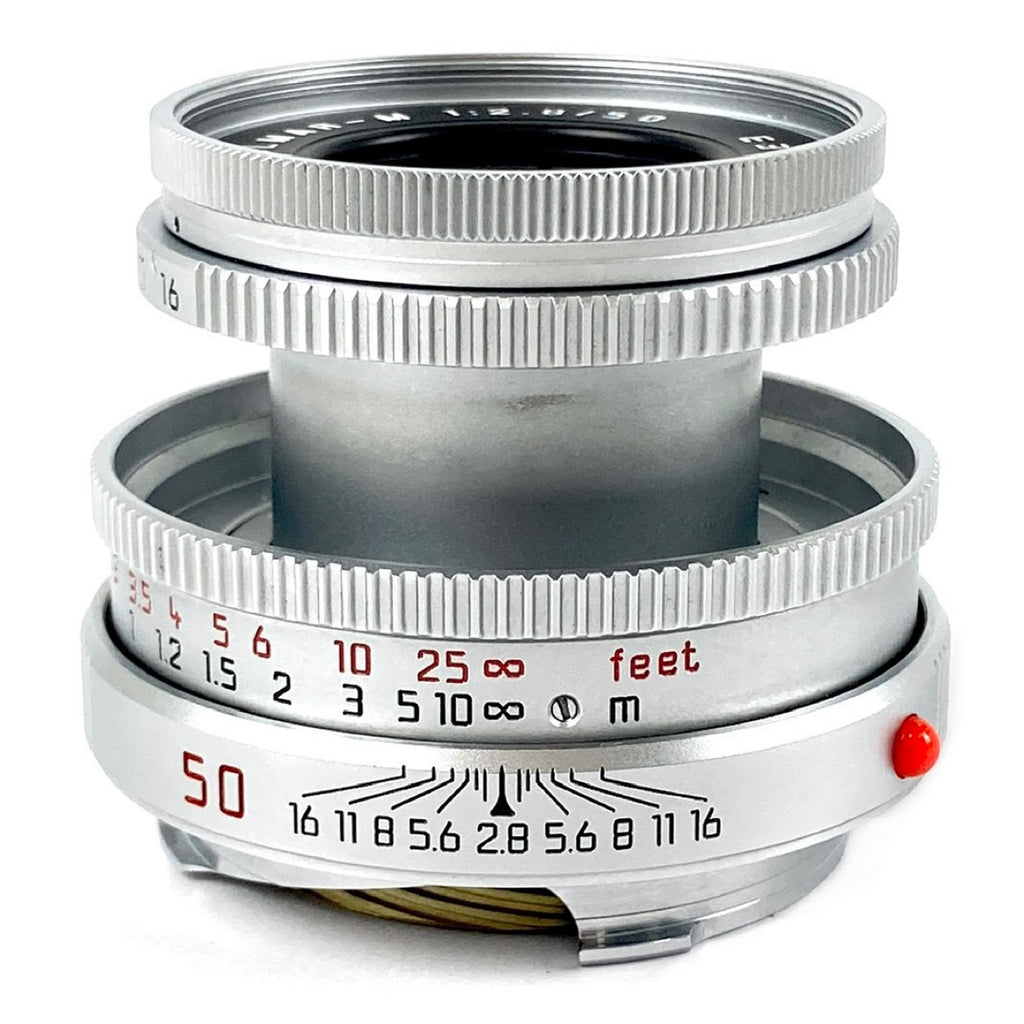 ライカ LEICA ELMAR-M 50mm F2.8 エルマー 沈胴 シルバー レンジファインダーカメラ用レンズ 【中古】