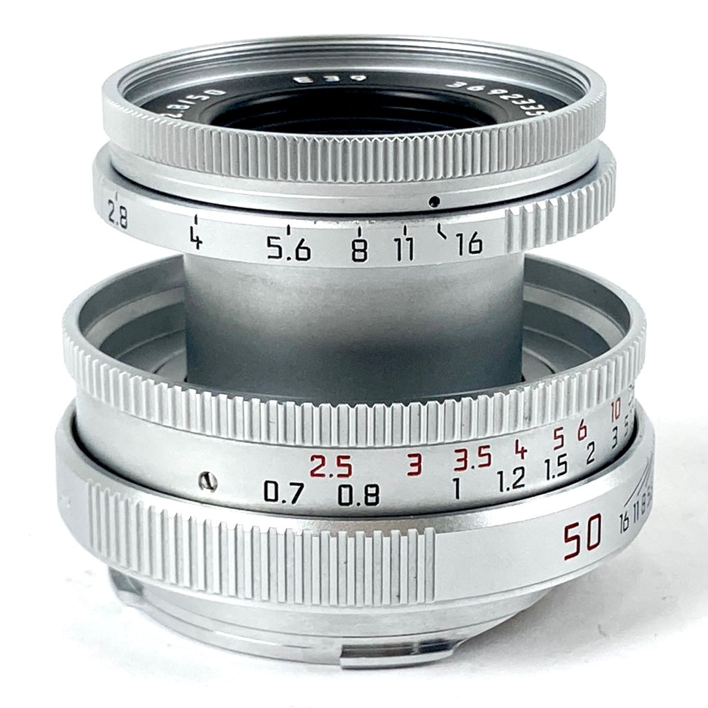 ライカ LEICA ELMAR-M 50mm F2.8 エルマー 沈胴 シルバー レンジファインダーカメラ用レンズ 【中古】