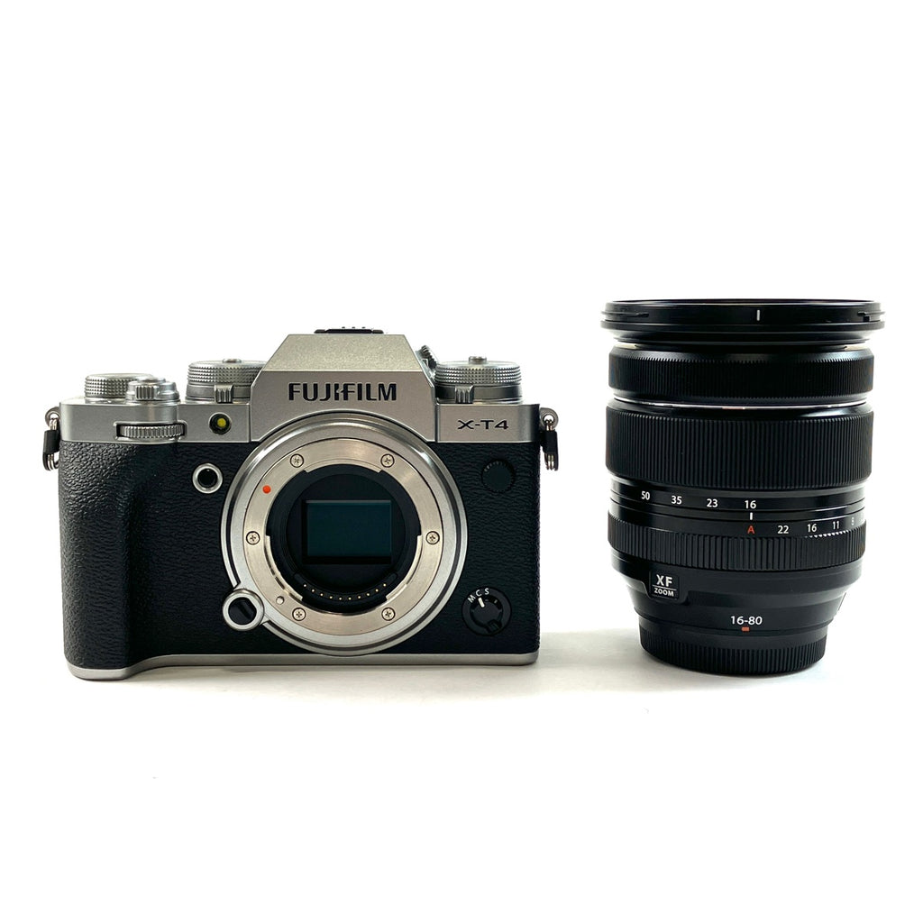 富士フイルム FUJIFILM X-T4 XF16-80mm レンズキット シルバー デジタル ミラーレス 一眼カメラ 【中古】