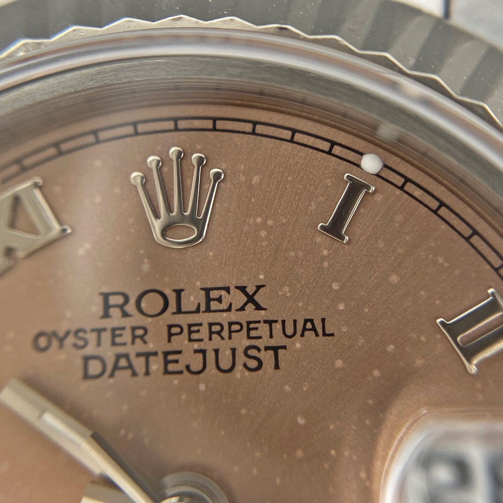 ロレックス デイトジャスト ローマン 69174 腕時計 SS WG 自動巻き ピンク レディース 【中古】 
 ラッピング可