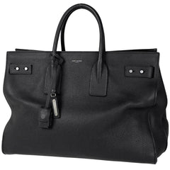 サンローラン サック ド ジュール スープル 2WAY ショルダーバッグ ハンドバッグ レザー ブラック レディース 【中古】brbag