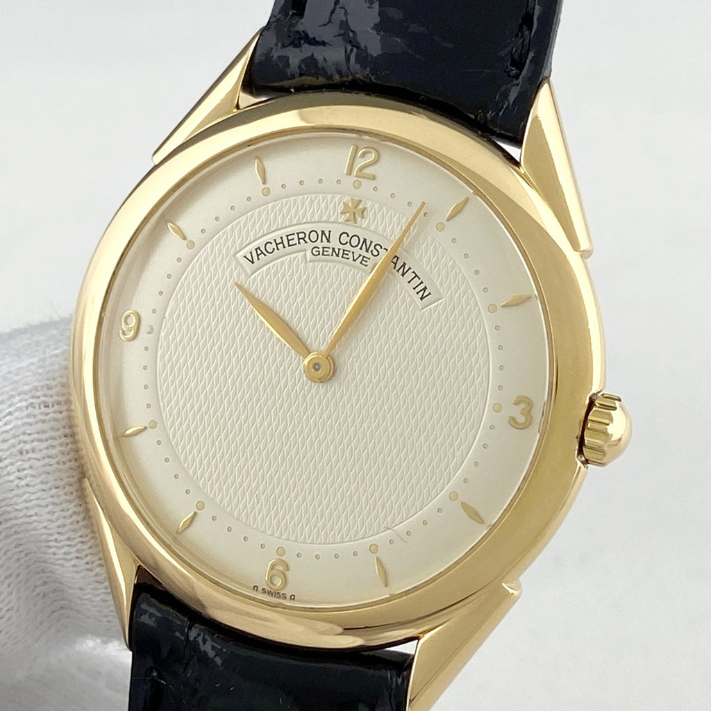 【OH済】ヴァシュロン・コンスタンタン ヒストリカル 31045 腕時計 YG レザー 手巻き メンズ 【中古】【保証対象】wtcbb