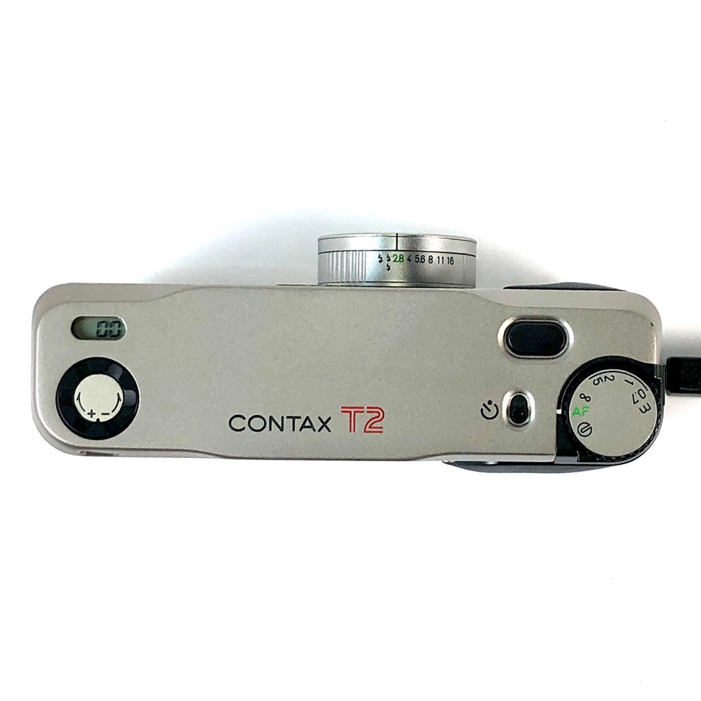 コンタックス CONTAX T2 チタンシルバー フィルム コンパクトカメラ 【中古】