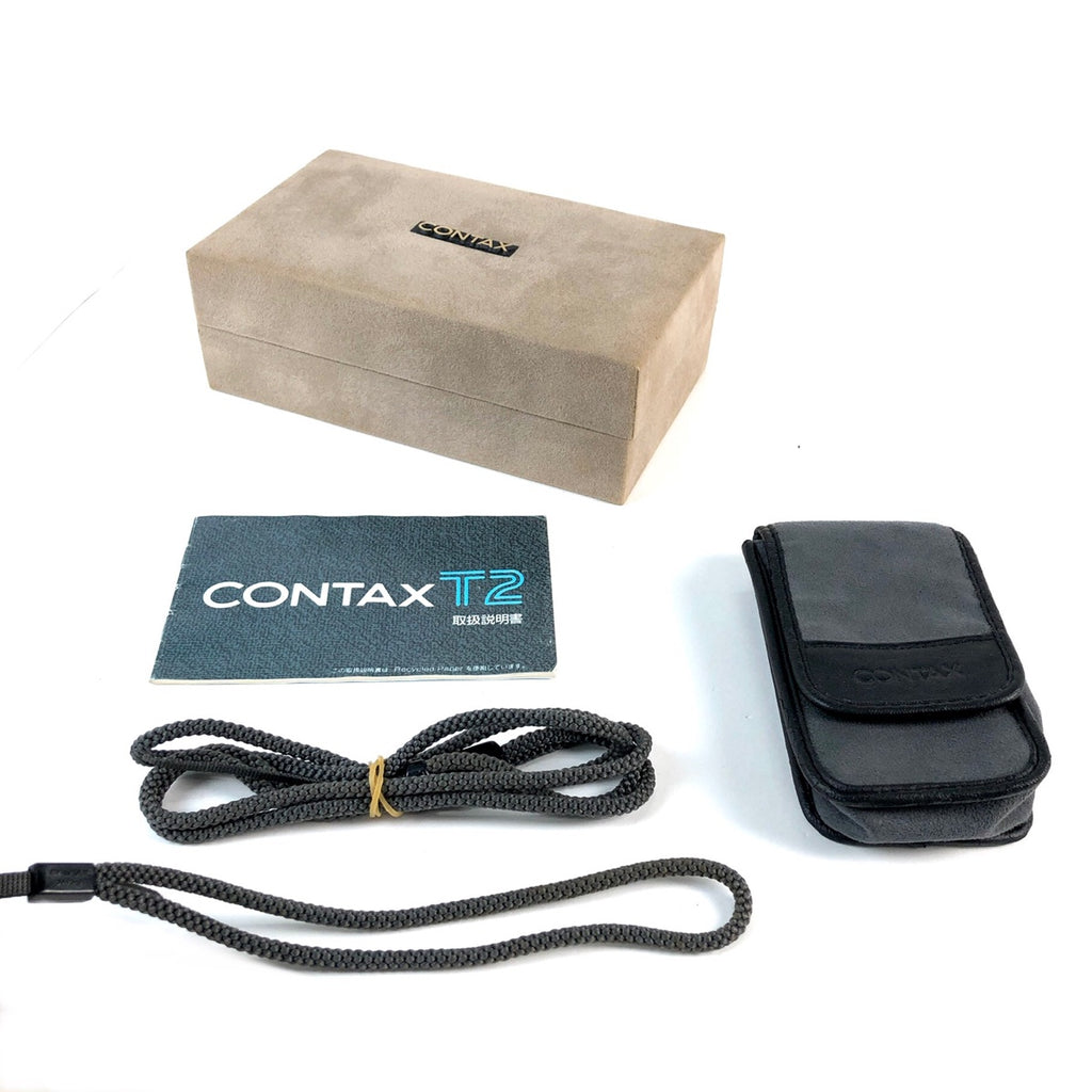 コンタックス CONTAX T2 チタンシルバー フィルム コンパクトカメラ 【中古】