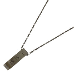 メゾン マルジェラ リング チャーム ネックレス 指輪 ペンダント ネックレス シルバー925 シルバー レディース 【中古】bracc