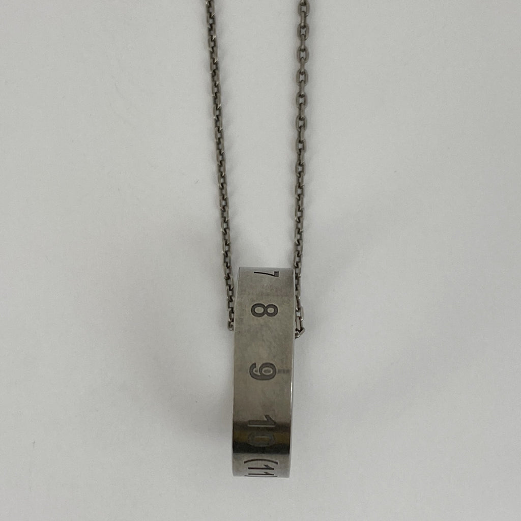 メゾン マルジェラ リング チャーム ネックレス 指輪 ペンダント ネックレス シルバー925 シルバー レディース 【中古】bracc