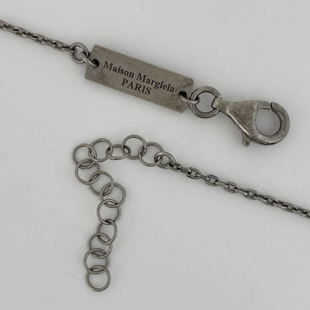 メゾン マルジェラ リング チャーム ネックレス 指輪 ペンダント ネックレス シルバー925 シルバー レディース 【中古】bracc