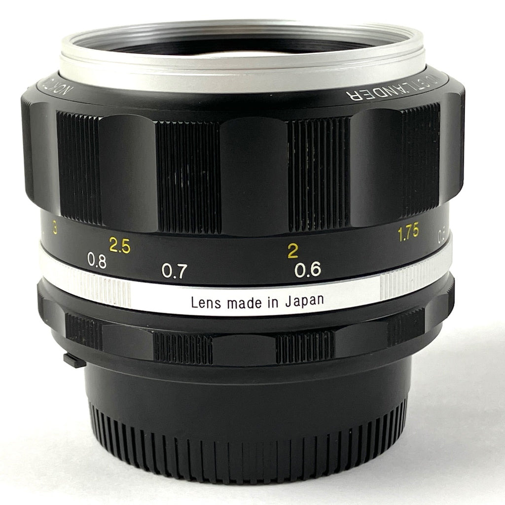 フォクトレンダー Voigtlander NOKTON 58mm F1.4 SL II S(ニコンF用) シルバーリム	 一眼カメラ用レンズ（マニュアルフォーカス） 【中古】