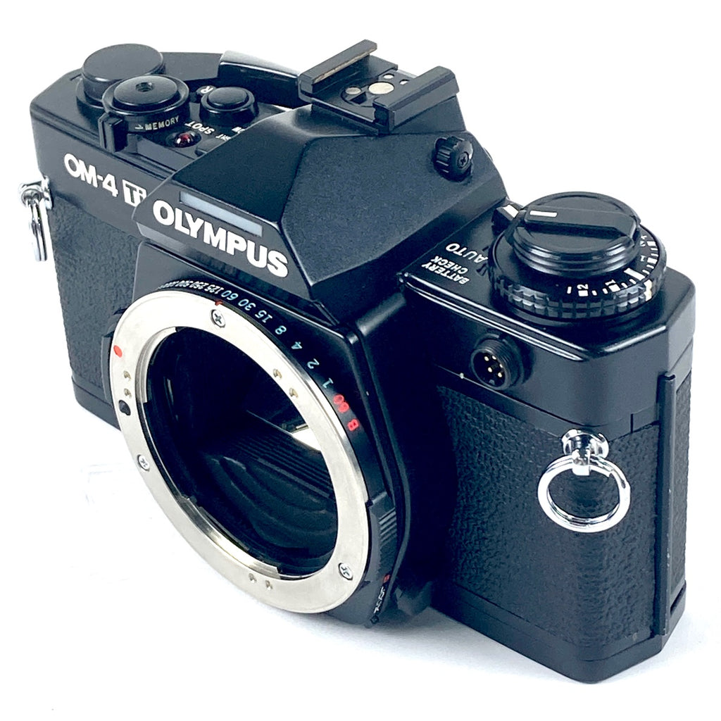 オリンパス OLYMPUS OM-4Ti チタン ブラック ボディ フィルム マニュアルフォーカス 一眼レフカメラ 【中古】