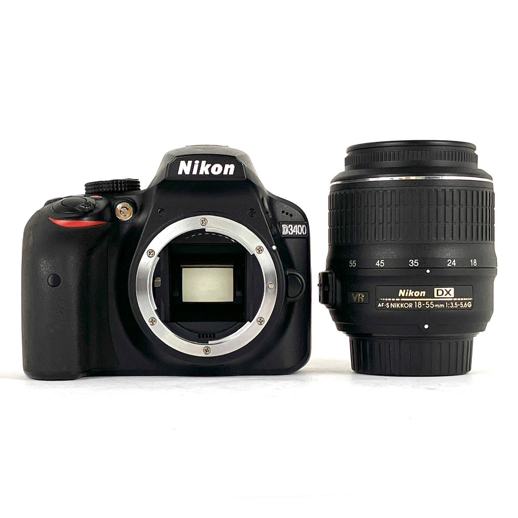 ニコン Nikon D3400 18-55VR レンズキット ブラック デジタル 一眼レフカメラ 【中古】