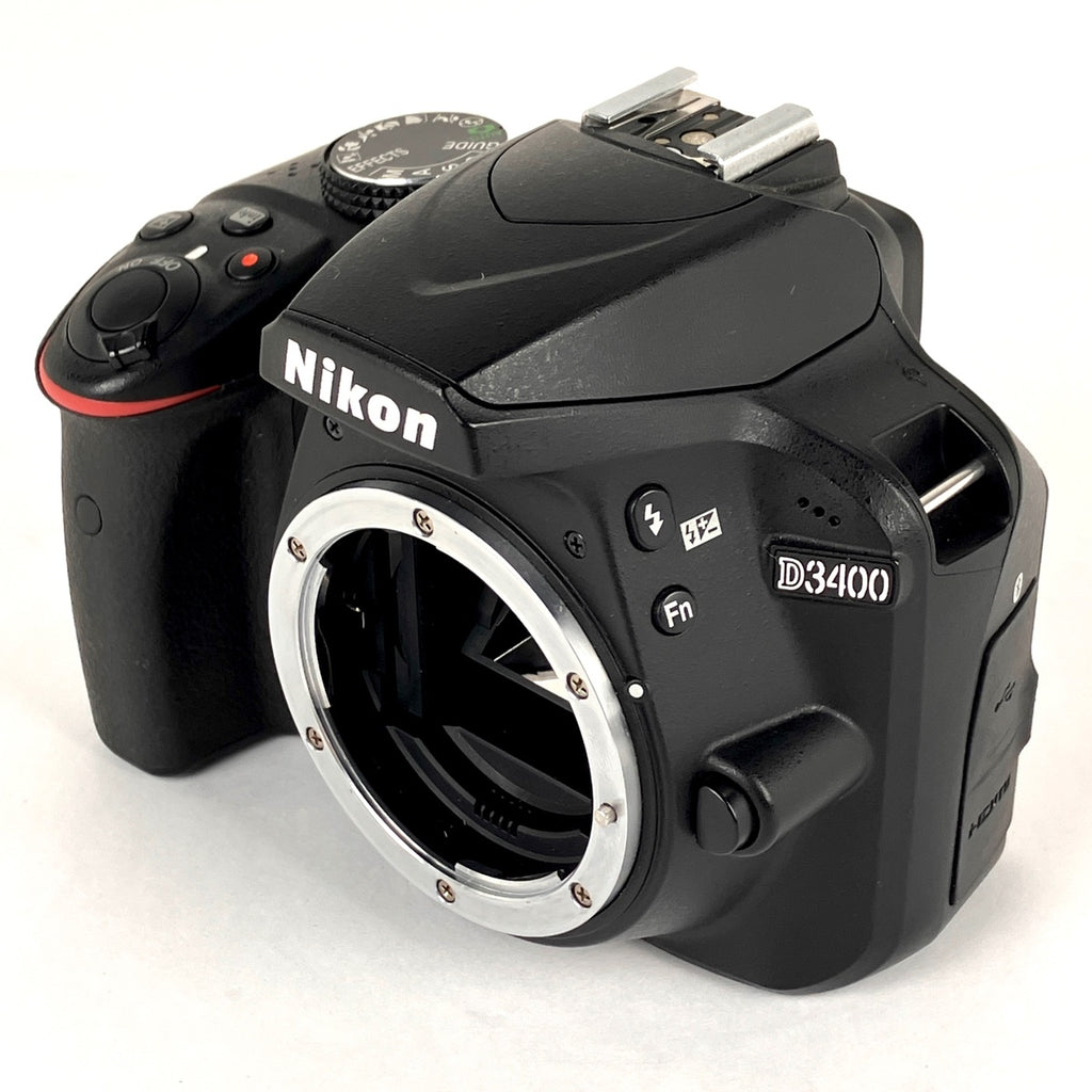 ニコン Nikon D3400 18-55VR レンズキット ブラック デジタル 一眼レフカメラ 【中古】