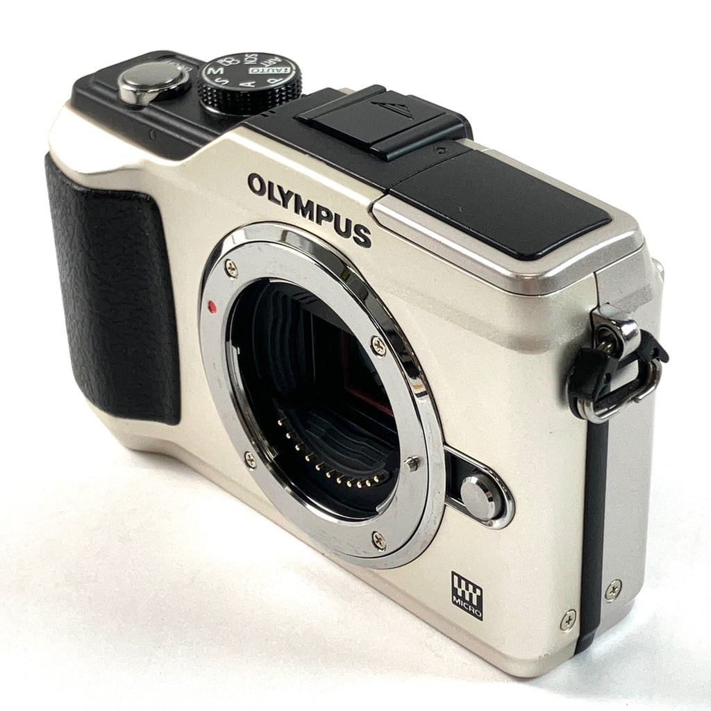 オリンパス OLYMPUS PEN Lite E-PL2 シャンパンゴールド＋M.ZUIKO DIGITAL 45mm F1.8 デジタル ミラーレス 一眼カメラ 【中古】