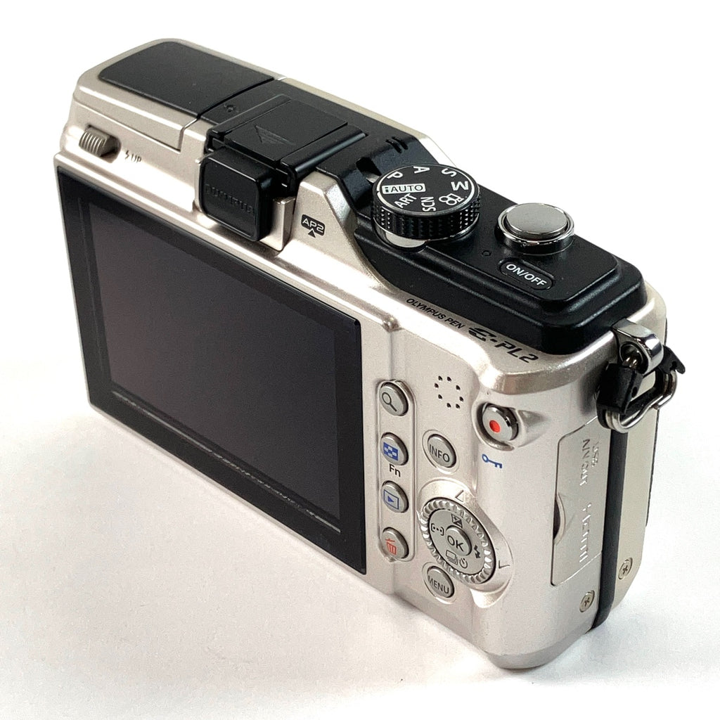 オリンパス OLYMPUS PEN Lite E-PL2 シャンパンゴールド＋M.ZUIKO DIGITAL 45mm F1.8 デジタル ミラーレス 一眼カメラ 【中古】