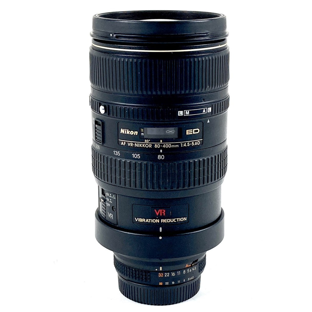 ニコン Nikon AF VR-NIKKOR 80-400mm F4.5-5.6D ED 一眼カメラ用レンズ（オートフォーカス） 【中古】