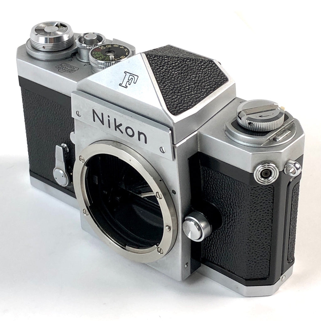 ニコン Nikon F アイレベル シルバー ボディ フィルム マニュアルフォーカス 一眼レフカメラ 【中古】