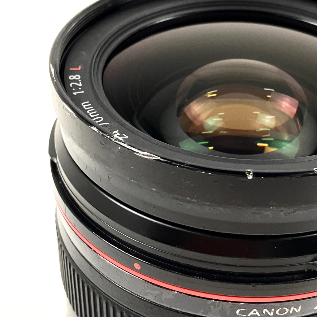 キヤノン Canon EF 24-70mm F2.8L USM［ジャンク品］ 一眼カメラ用レンズ（オートフォーカス） 【中古】