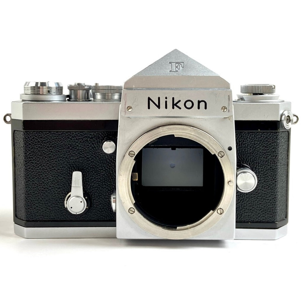 ニコン Nikon F アイレベル シルバー ボディ フィルム マニュアルフォーカス 一眼レフカメラ 【中古】