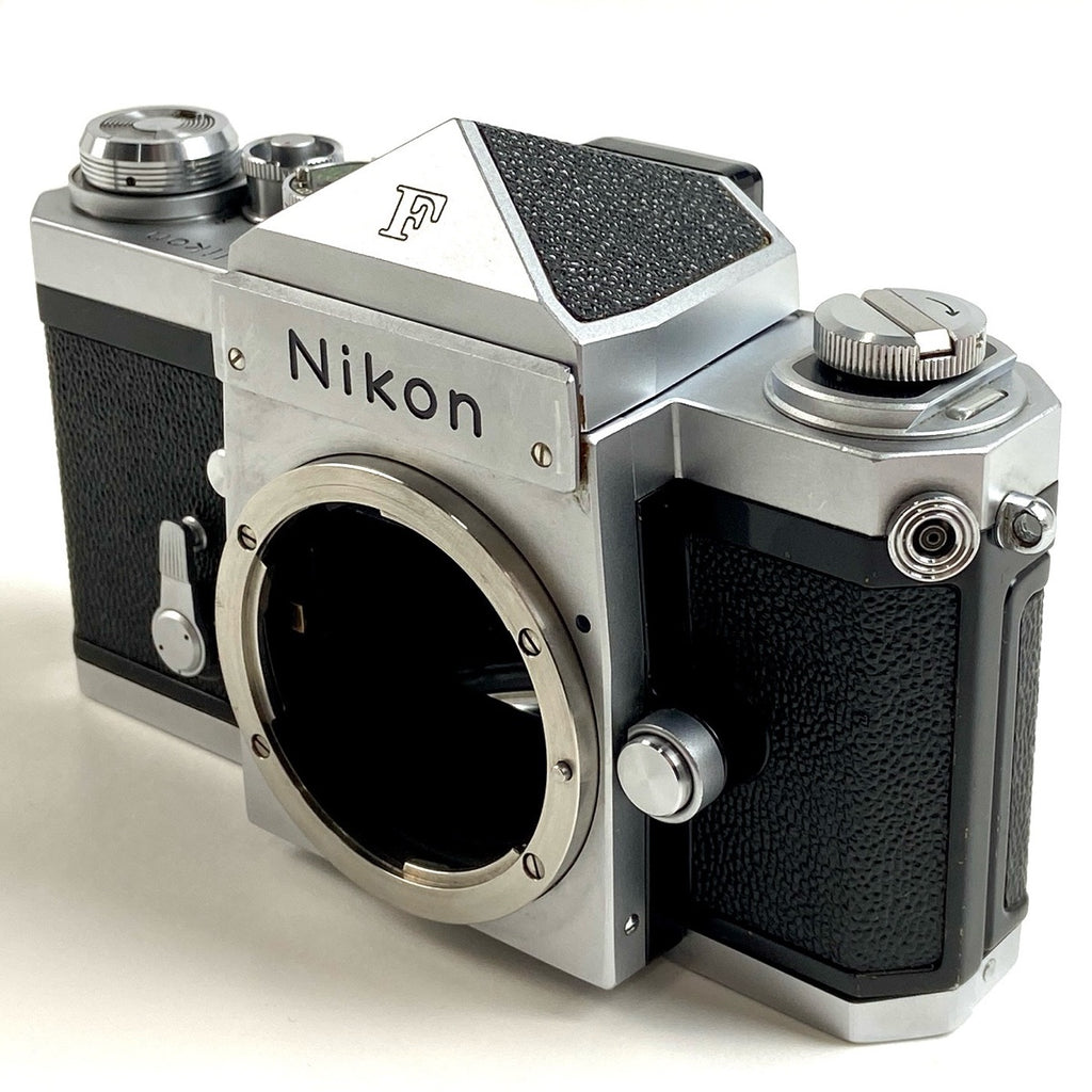 ニコン Nikon F アイレベル シルバー ボディ フィルム マニュアルフォーカス 一眼レフカメラ 【中古】