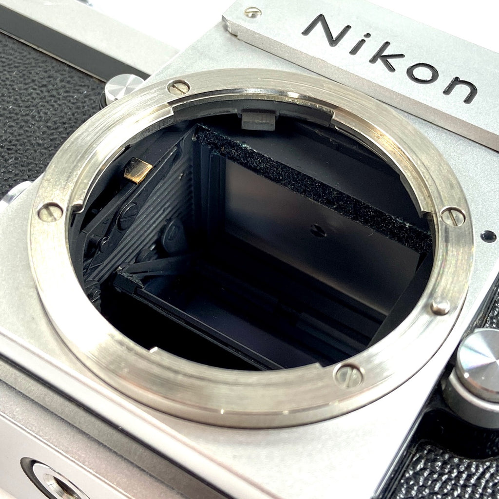 ニコン Nikon F アイレベル シルバー ボディ フィルム マニュアルフォーカス 一眼レフカメラ 【中古】