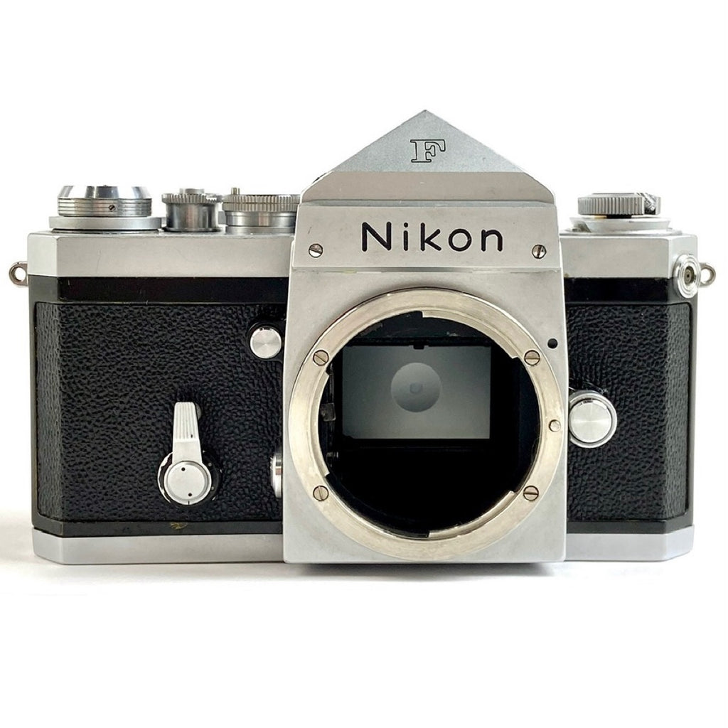 ニコン Nikon F アイレベル シルバー ボディ フィルム マニュアルフォーカス 一眼レフカメラ 【中古】