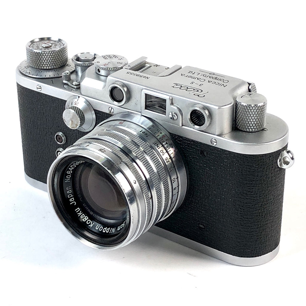 ニッカ NICCA Nicca 3S + NIKKOR-H (.C) 50mm F2 5cm ［ジャンク品］ フィルム レンジファインダーカメラ 【中古】