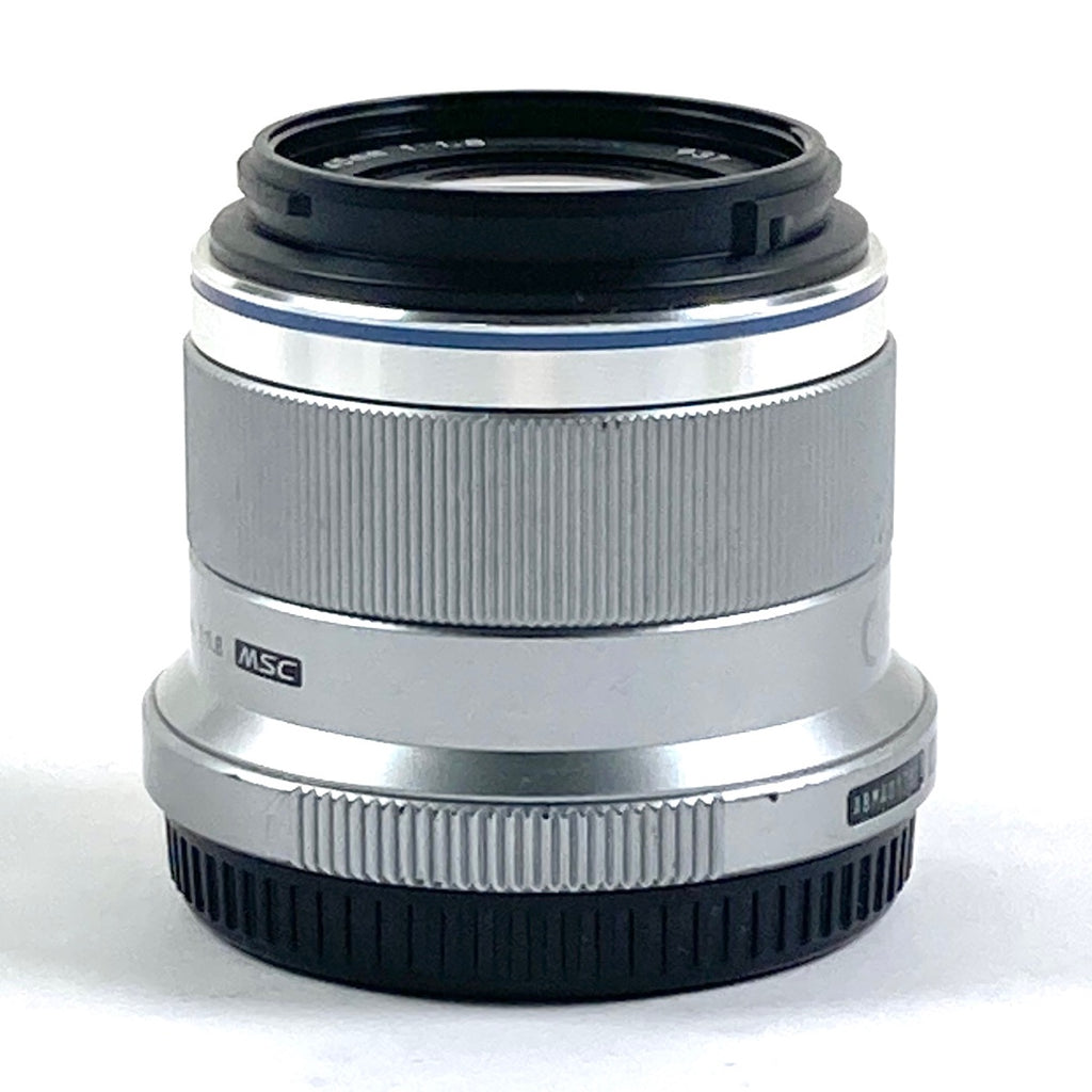 オリンパス OLYMPUS M.ZUIKO DIGITAL 45mm F1.8 シルバー 一眼カメラ用レンズ（オートフォーカス） 【中古】