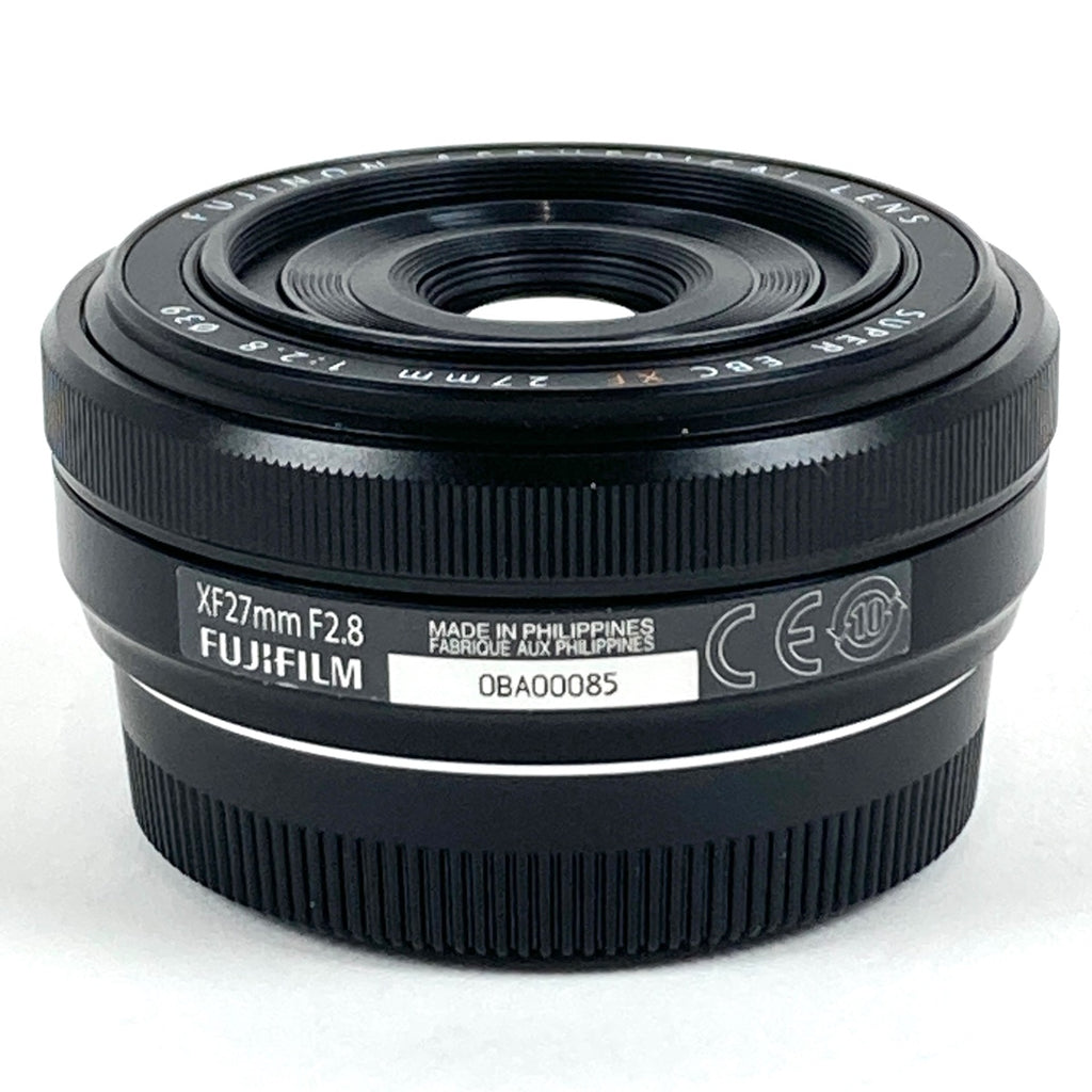 富士フイルム FUJIFILM XF 27mm F2.8 ブラック 一眼カメラ用レンズ（オートフォーカス） 【中古】